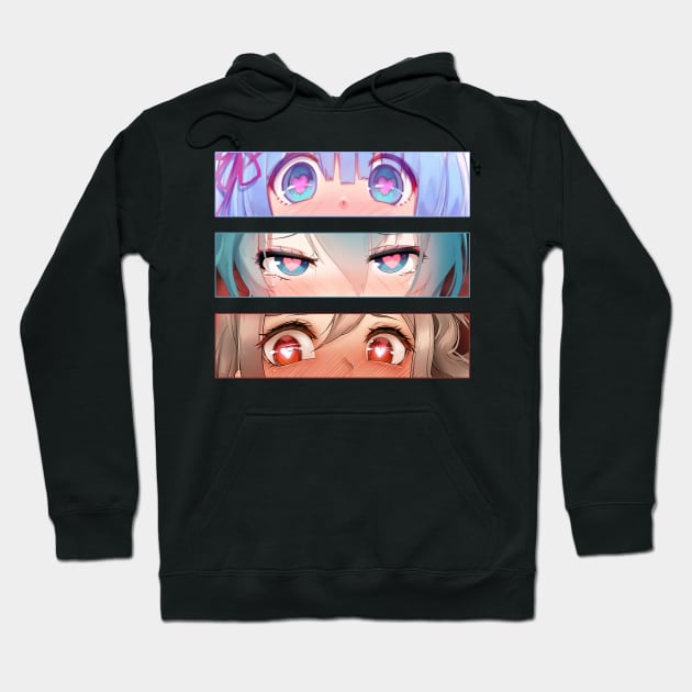 Lewd Eyes Bundle Hoodie by cocorf